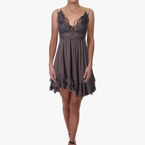 FP Movement Women's Adella Slip Dress charcoal